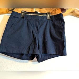 Ladies J Crew Navy Blue Shorts Size 12
